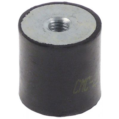 Tampon de cauciuc pentru fixare motor hota H 30 mm, ø 29,5 mm, filet M8x1.25 mm - 694841