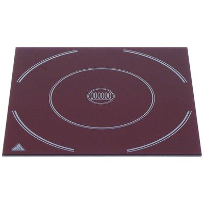 Plan de sticla vetroceramica pentru aparat cu inducție L 274 mm L 274 mm - 694932