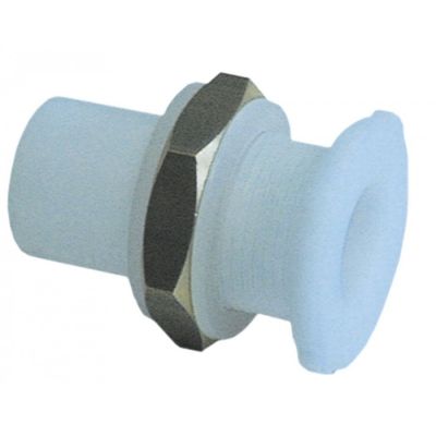 hose connector thread M22 hose ø 16mm plastic for ice-cube maker ID ø 16mm ED ø 22mm L 45mm