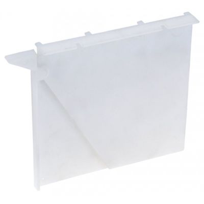 deflector for ice maker W 128mm H 120mm plastic