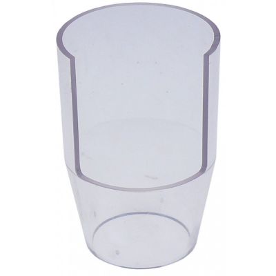 funnel for ice ø 79mm L 115mm plastic for ice dispenser