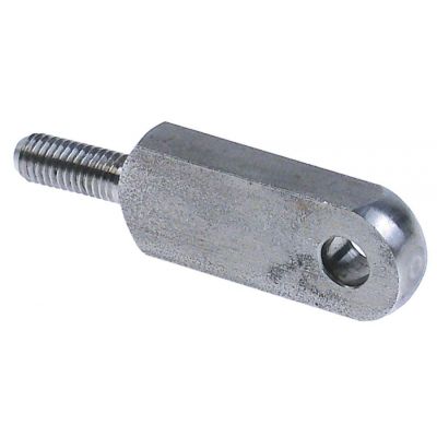 joint L 70mm W 20mm thickness 8mm M8 thread length 20mm hole ø 8,3mm plate for door