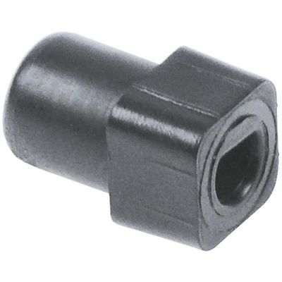 knob adapter shaft ø 6,3x7,7mm