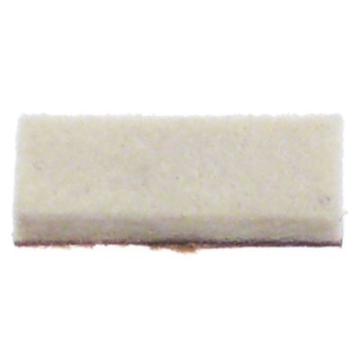 protection for tumble dryer felt L 28mm W 13mm H 3mm