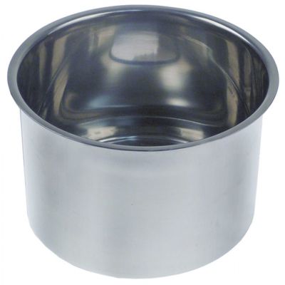 spillage tray for citrus juicers ø 175 mm hole ø 42 mm H 110 mm SS