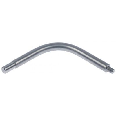lever for ball handle M8x1,25 ø 12/14mm angled 90° SS