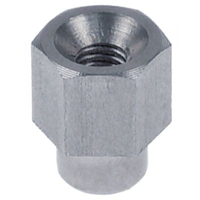 threaded bush L 17mm M6 for door