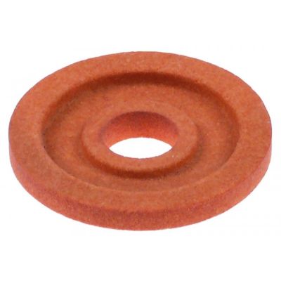 grindstone ø 50mm thickness 8mm bore ø 14,3mm grained fine with bevel, with hub