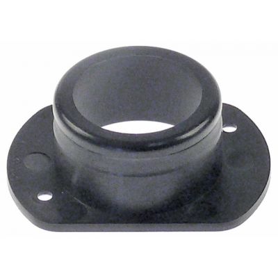 bezel for door handle suitable for combi-steamer ø 47mm black H 24mm hole ø 36mm