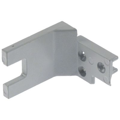 bracket aluminium for hinge for door mounting pos. left