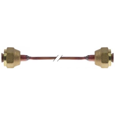 tub capilar racord 1/4\" SAE L 1500mm cupru cu deschizător și ventil de încărcare