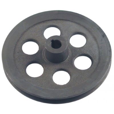 V-belt pulley disc ø 207 mm single shaft intake ø 20 mm groove depth 14 mm