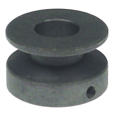 V-belt pulley disc ø 44 mm single shaft intake ø 19 mm groove depth 11 mm