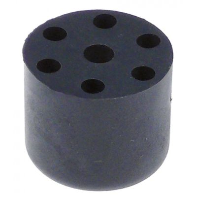 equipment foot ø 29mm H 25mm bore ø 6,5mm Qty 4 pcs NT05