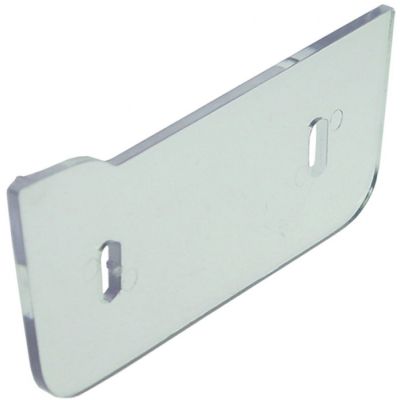 Protectie mana pentru feliator cu cutit ø 250 mm, din plexiglas transparent, L 105x45 mm, intre centre gauri 59 mm - 697298