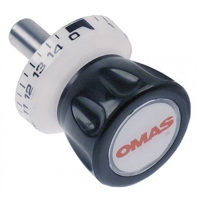 adjusting knob 0-15 ø 70mm shaft ø 18mm shaft length 48mm handle ø 64mm