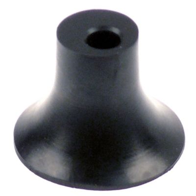 equipment foot ø 47 mm H 35 mm bore ø 9 mm Qty 1 pcs