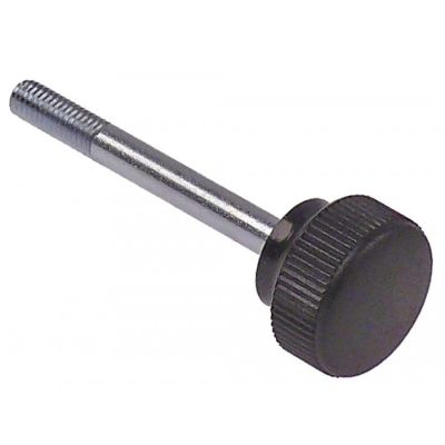 locking screw M6 L 54mm handle ø 25mm black