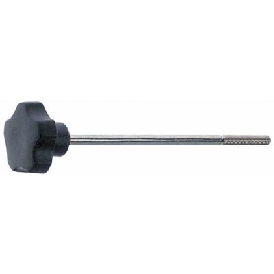 Tirant aparatoare lama, filet M6x25 mm, tija ø 6x145 mm, total 170 mm, maner ø 40 mm RGV - 697438