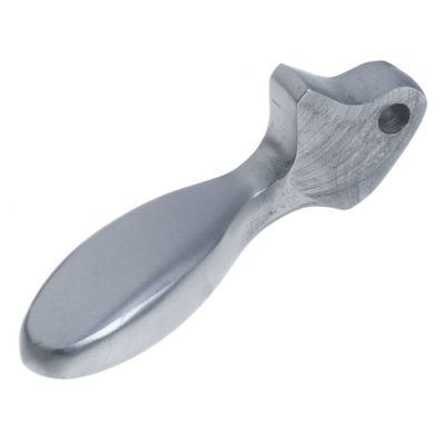 lever handle L 130mm hole ø 9mm aluminium