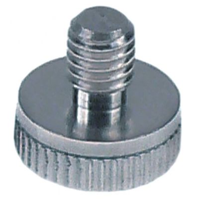 Thumb screw thread M6 thread L 8mm ø 14mm H 6mm SS