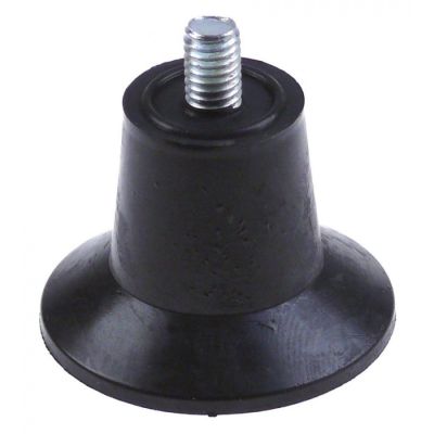 equipment foot thread M6 ø 37mm H 27mm thread L 9mm