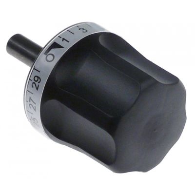 adjusting knob ø 70mm shaft ø 14mm shaft length 50mm turn direction left
