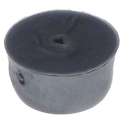 equipment foot ø 21mm H 12mm bore ø 4mm Qty 1 pcs