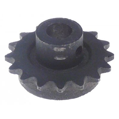 gear wheel teeth 16 shaft intake ø 8mm ø 35mm tooth width 3mm W 18mm for toaster