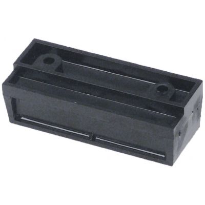 equipment foot L 72mm W 28mm H 23mm bore ø 4,4mm mounting distance 48mm Qty 1 pcs