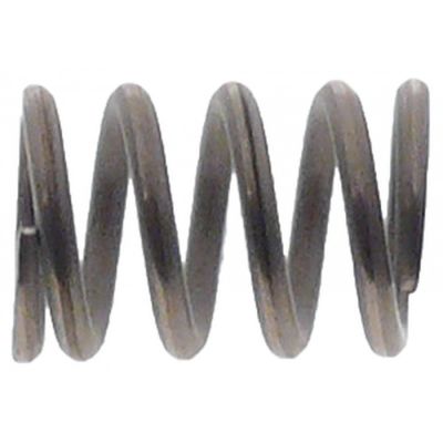 compression spring ø 11,2mm L 16mm wire gauge ø 1,5mm windings 3
