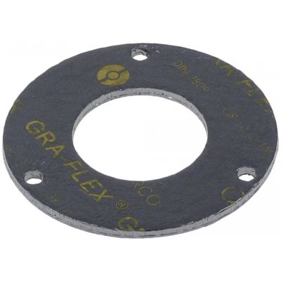 gasket ED ø 87mm ID ø 43mm graphite thickness 3mm
