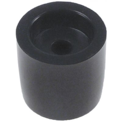 equipment foot ø 23mm H 23,5mm bore ø 5mm Qty 1 pcs