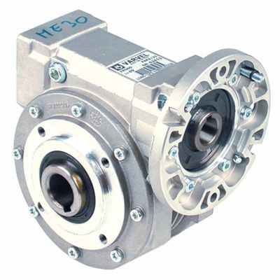 Reductor viteza, ax motor ø 19 mm, ax antrenat ø 25 mm, flansa ø 120 mm, raport transmisie 1/49, VARVEL tip FRS60 - 698163