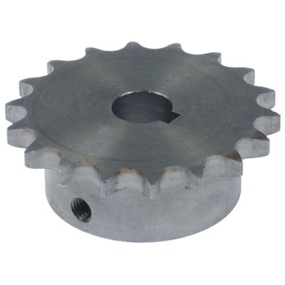 gear wheel splitting ½" teeth 18 shaft intake ø 17mm H 28mm
