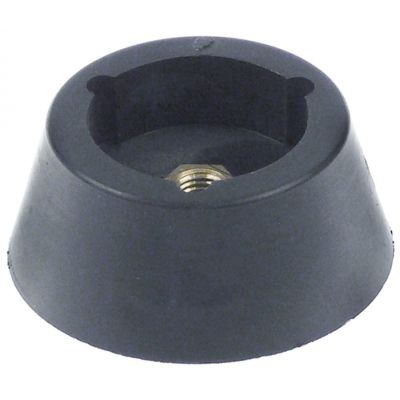 mixer coupling for jar ø 53mm H 30mm ID ø 30mm plastic