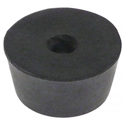 equipment foot ø 29 mm H 16 mm bore ø 6 mm Qty 1 pcs rubber