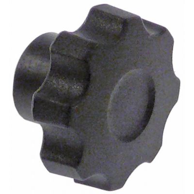 star handle thread M4 ø 25,3mm L 16,5mm black