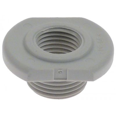 racord filetat pentru duză de spălare L 14.5mm L 24mm Î 30mm gri 3/8\"-1/4\"