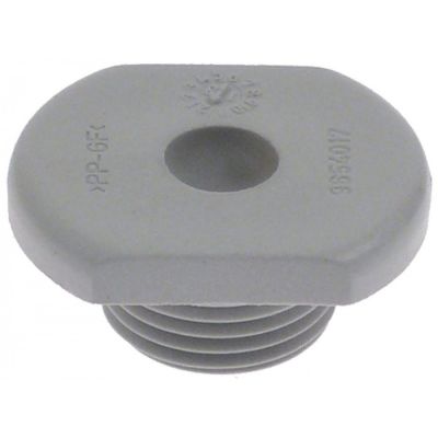 racord filetat L 14.5mm L 24mm Î 30mm gri 3/8\"
