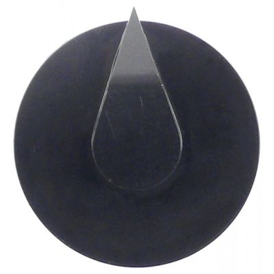 Buton ø 44 mm, ax ø 5x7 mm, negru - 698790