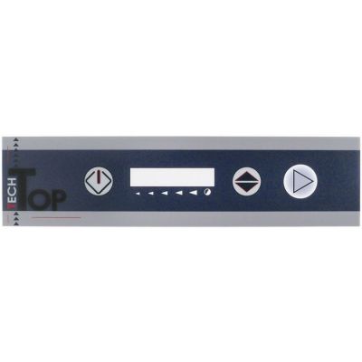 folie panou frontal mașină de spălat vase Toptech 24-20GT L 225mm L 58mm