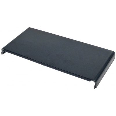 panou frontal PM față/spate negru L 427mm A 33mm Î 190mm plastic P 1bucată pentru vitrină