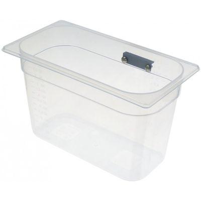 Vas robot legume 320 x 170 mm, H 200 mm, GN 1/3, cu magnet lateral, din plastic - 698976