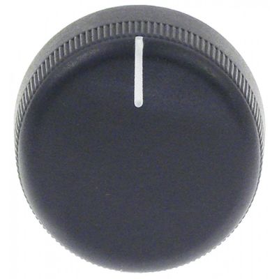 buton poziție zero ø 42.5mm aplatizare stânga negru