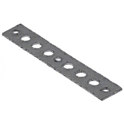 garnitura L 144mm L 27mm D1 ø 6.5mm D2 ø 10.5mm 9găuri grafit grosime material 2mm