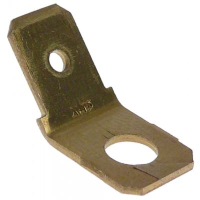 Papuc tata 6.3 mm, alamă, ø orificiu 4 mm - 699267