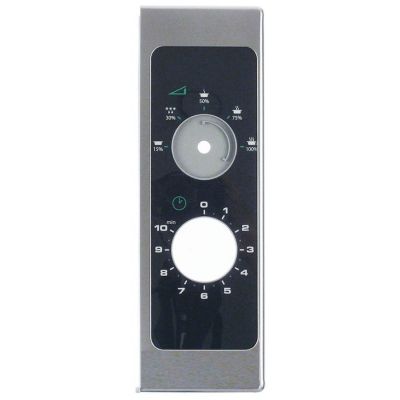 front panel for microwave