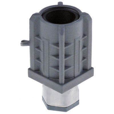 Picior reglabil 40x40 mm, H 31-68 mm plastic/INOX - 700110