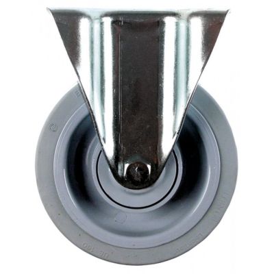 Roata fixa fixare placă DG 105x77mm Î 200mm -20 până la +80°C ø 160mm lățime roată 46mm - 700242